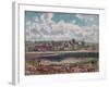 Horses and Carts in Front of the Fishing Harbour-Camille Pissarro-Framed Giclee Print