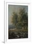 Horses and Cattle by a River, 1777-George the Elder Barret-Framed Giclee Print