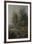 Horses and Cattle by a River, 1777-George the Elder Barret-Framed Giclee Print