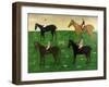 Horses and Jockeys-George Fredericks-Framed Giclee Print