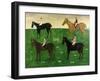 Horses and Jockeys-George Fredericks-Framed Giclee Print