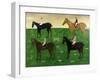 Horses and Jockeys-George Fredericks-Framed Giclee Print