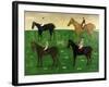 Horses and Jockeys-George Fredericks-Framed Giclee Print