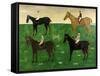 Horses and Jockeys-George Fredericks-Framed Stretched Canvas