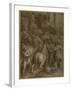 Horses and Men, Facing Right-Taddeo Zuccaro-Framed Giclee Print