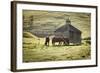 Horses and Old Barn, Olema, California, USA-Jaynes Gallery-Framed Photographic Print