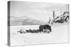 Horses and Sledge in the Klondike-null-Stretched Canvas