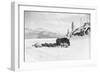 Horses and Sledge in the Klondike-null-Framed Photographic Print