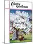 "Horses and Tree Blossoms," Country Gentleman Cover, May 1, 1940-Paul Bransom-Mounted Giclee Print