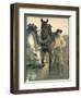 Horses at the Water Trough, 1884-Pascal Adolphe Jean Dagnan-Bouveret-Framed Giclee Print
