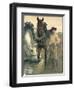 Horses at the Water Trough, 1884-Pascal Adolphe Jean Dagnan-Bouveret-Framed Giclee Print