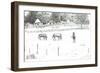 Horses at top of lane, 2008-Vincent Alexander Booth-Framed Giclee Print