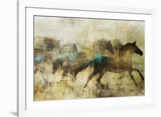 Horses, Beautiful and Free-Ken Roko-Framed Art Print