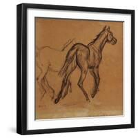 Horses, circa 1882-Edgar Degas-Framed Giclee Print