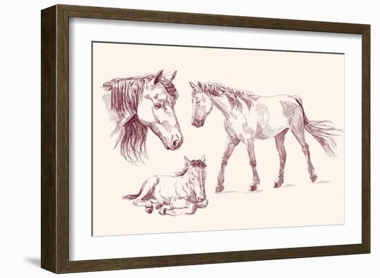 Horses Collection-VladisChern-Framed Art Print