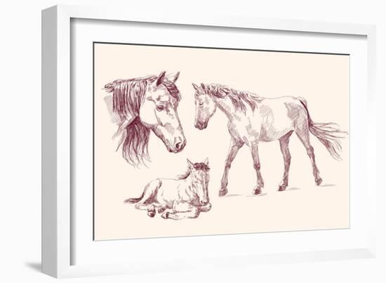 Horses Collection-VladisChern-Framed Art Print