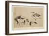 Horses (Colour Woodblock Print)-Kitagawa Utamaro-Framed Giclee Print