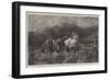 Horses Escaping from a Fire-Adolf Schreyer-Framed Giclee Print