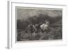 Horses Escaping from a Fire-Adolf Schreyer-Framed Giclee Print