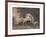 Horses Fighting-George Stubbs-Framed Premium Giclee Print