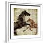 Horses I-Dan Meneely-Framed Premium Giclee Print