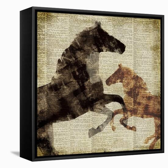 Horses I-Dan Meneely-Framed Stretched Canvas