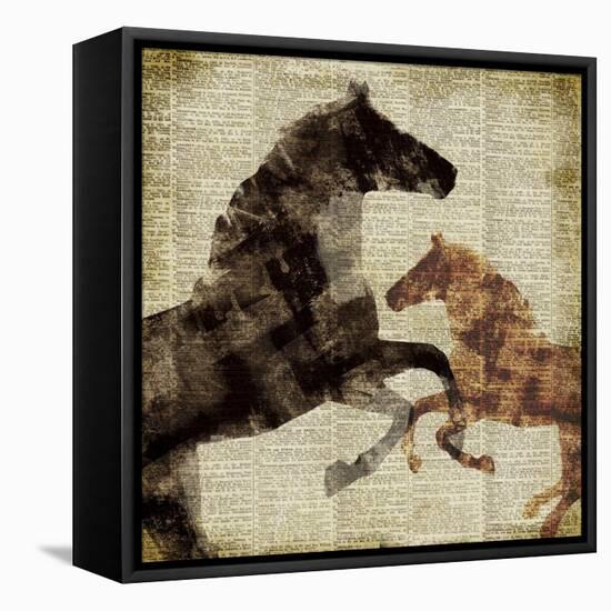 Horses I-Dan Meneely-Framed Stretched Canvas