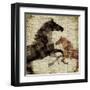 Horses I-Dan Meneely-Framed Art Print