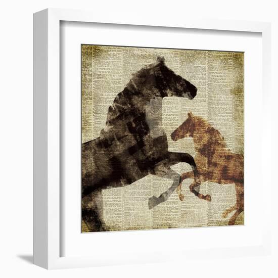 Horses I-Dan Meneely-Framed Art Print