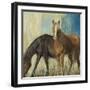 Horses II-Andrew Michaels-Framed Art Print