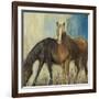 Horses II-Andrew Michaels-Framed Art Print