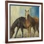 Horses II-Andrew Michaels-Framed Art Print