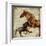 Horses II-Dan Meneely-Framed Art Print