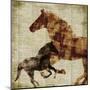 Horses II-Dan Meneely-Mounted Art Print