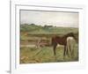 Horses in a Meadow, 1871-Edgar Degas-Framed Giclee Print