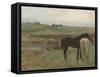 Horses in a Meadow, 1871-Edgar Degas-Framed Stretched Canvas