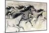 Horses in Motion I-Tim O'toole-Mounted Art Print