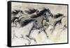 Horses in Motion I-Tim O'toole-Framed Stretched Canvas