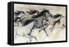 Horses in Motion I-Tim O'toole-Framed Stretched Canvas