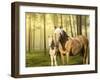 Horses in the Field II-Ozana Sturgeon-Framed Photographic Print