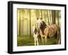 Horses in the Field II-Ozana Sturgeon-Framed Photographic Print