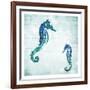 Horses In The Sea-Milli Villa-Framed Art Print