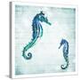 Horses In The Sea-Milli Villa-Stretched Canvas