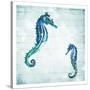 Horses In The Sea-Milli Villa-Stretched Canvas