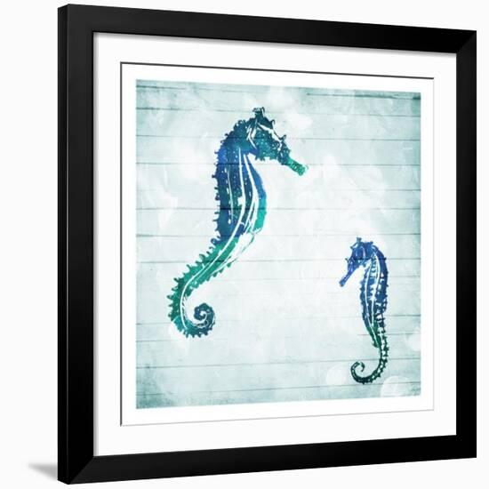 Horses In The Sea-Milli Villa-Framed Art Print