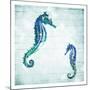 Horses In The Sea-Milli Villa-Mounted Art Print