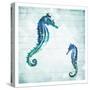 Horses In The Sea-Milli Villa-Stretched Canvas