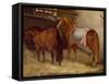 Horses in the Stables-Théodore Géricault-Framed Stretched Canvas