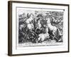 Horses in the Wild-Jan van der Straet-Framed Giclee Print