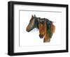 Horses in Winter, 2015-John Keeling-Framed Giclee Print